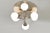Ceiling Light with Opaque Glass Balls, Germany, 1960s For Sale - Image 5 of 10
