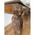 Brown Early 20th Century Walnut Writing Desk With Ram’s Head Carvings For Sale - Image 8 of 17