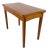 Vintage Mid-Century Console to Dining Table With Scalloped Top & Brass Sabots, 21”–78”, 1960s For Sale
