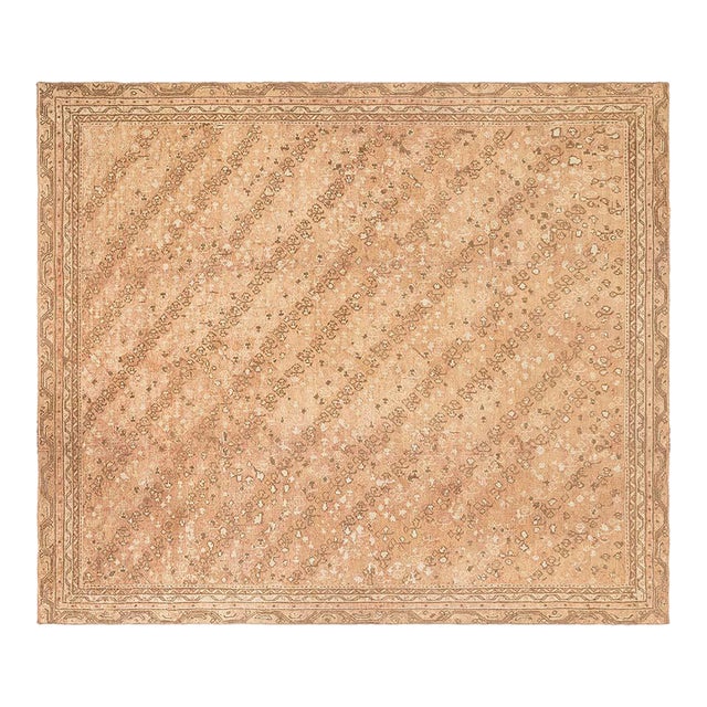 Antique Turkish Oushak Rug For Sale