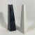 Ceramic Postmodern Slanted Black and White Vase Pair by Studio Nova For Sale - Image 7 of 13