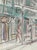 Grace Spongberg (American, 1906-1992) "Chartres & Wilkinson [Streets]" oil pastel on paper, estate stamp on reverse. Grace...