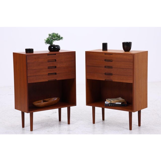Mid-Century Teak Chest of 5 Drawers, 1960s For Sale - Image 12 of 13