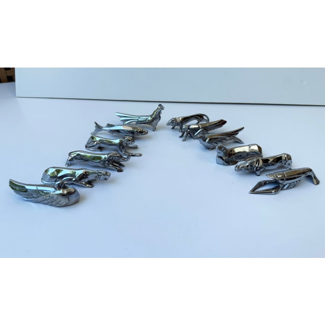 Christofle Set of 12 Art Deco Silver-Plated Figural Knife Rests, in the Manner of Christofle For Sale - Image 4 of 10