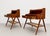 Brown Pair of Mid Century Modern Handcrafted Caned Cabinets | Teak Bedside Tables For Sale - Image 8 of 12