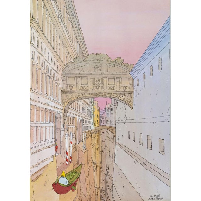 1980s The Bridge of Sighs Poster by Moebius, 1980s For Sale - Image 5 of 6