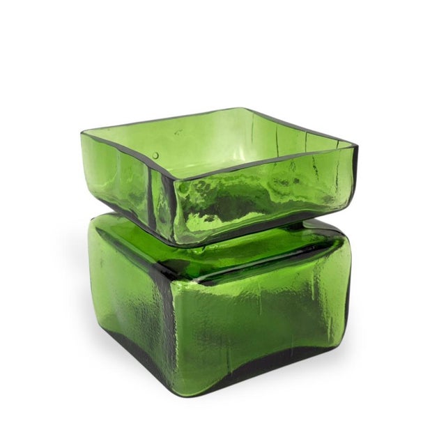 1960s 1960s Helena Tynell "Pala" Glass Vases for Riihimaen Lasi Oy- Five Piece Set For Sale - Image 5 of 8