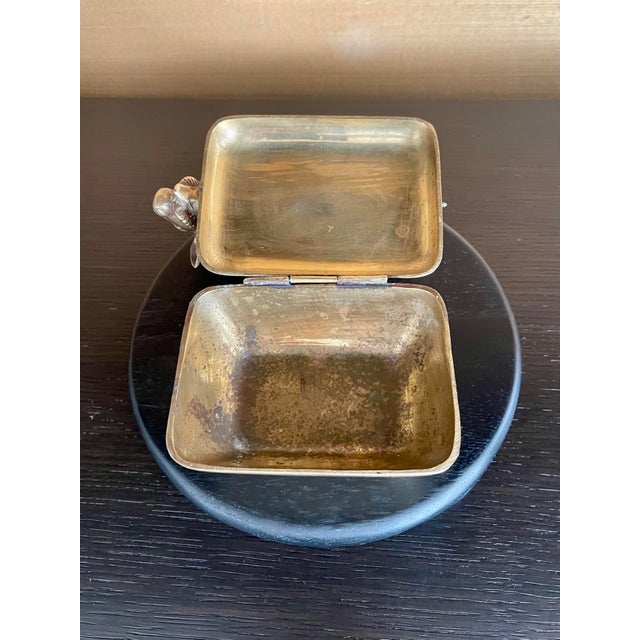 Early 20th-Century Anglo-Indian Brass Ram Form Betel Box For Sale - Image 12 of 12