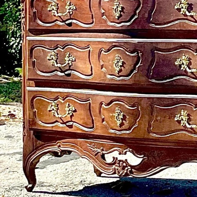 Antique Regency 19th Century Carved French Chest of Drawers For Sale - Image 9 of 14