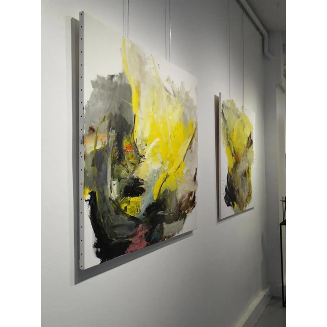 Black Doina Vieru, Untitled, 2020, Oil on Canvas For Sale - Image 8 of 11