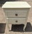 Pair of vintage painted French provincial matching night stands