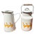 Large French Enamelware Pitcher and Milk Can with Geese Décor, 1950s, Set of 2 For Sale - Image 10 of 10