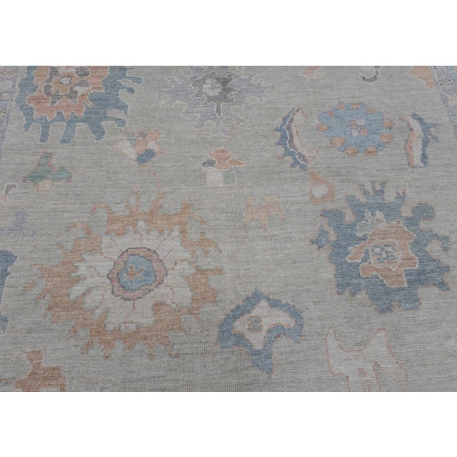 Early 21st Century Turkish Oushak Rug 8'5" x 10'2" For Sale - Image 5 of 8