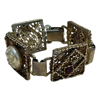 Vintage Victorian Ornate Bracelet For Sale