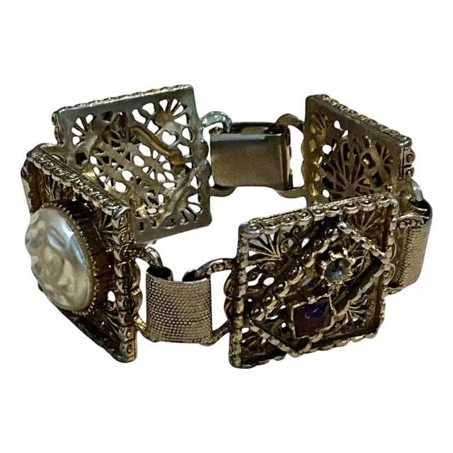 Vintage Victorian Ornate Bracelet For Sale