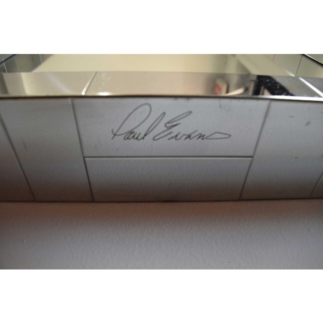 1970s Paul Evans Cityscape Mirror in Chrome, Signed For Sale - Image 5 of 8