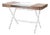 Cosimo Desk with Walnut Veneer and Glass Top by Marco Zanuso Jr. for Adentro For Sale
