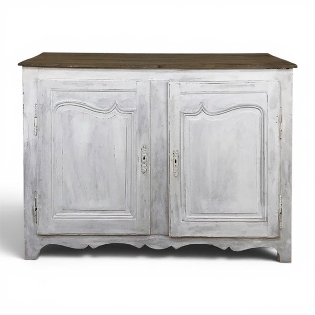 18th Century Country French Provincial Painted Buffet For Sale - Image 13 of 13