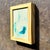Vintage Boho Miniature Abstract in Wood Frame For Sale In West Palm - Image 6 of 6