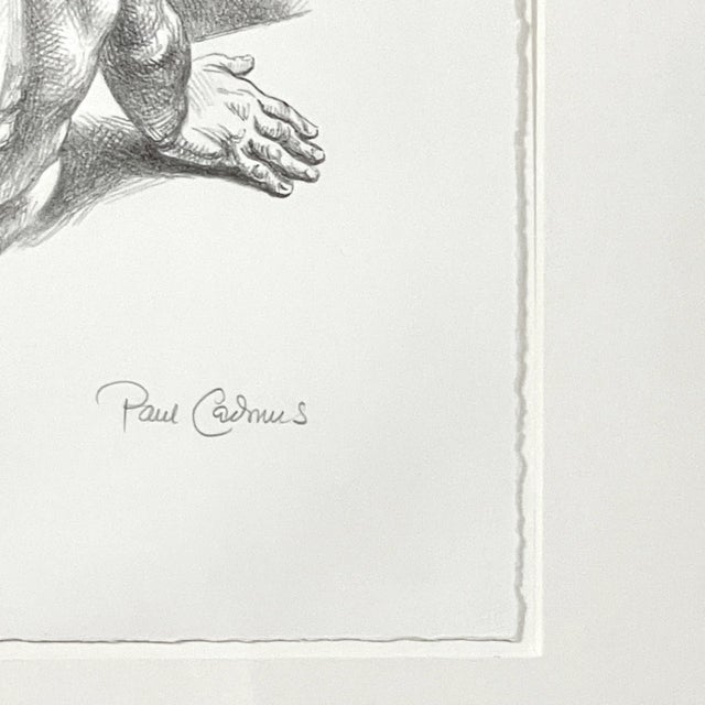 Paul Cadmus (1904-1999) - Teddo Lithograph, Signed (1985, Framed) For Sale - Image 4 of 7