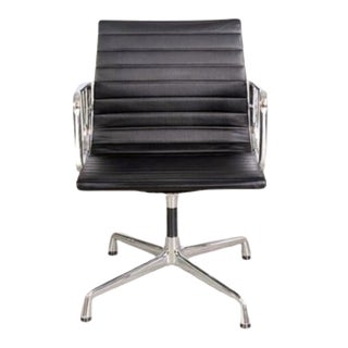 EA 108 Chair in Leather by Charles & Ray Eames for Vitra For Sale