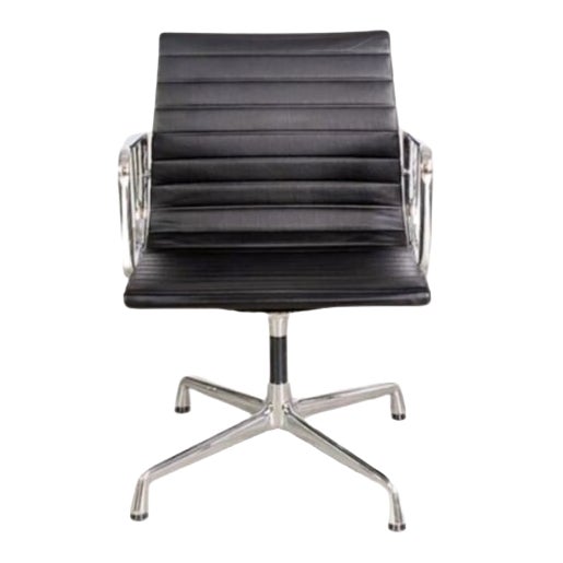 EA 108 Chair in Leather by Charles & Ray Eames for Vitra For Sale