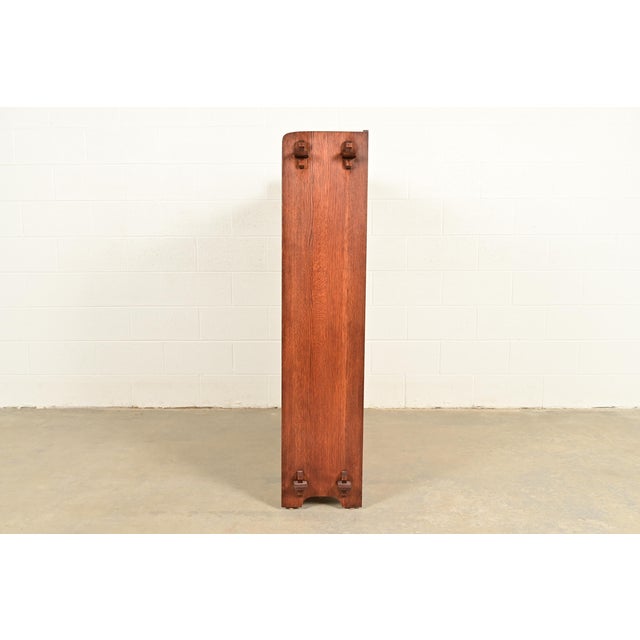 Stickley Mission Oak Arts & Crafts Bookcase For Sale - Image 10 of 14