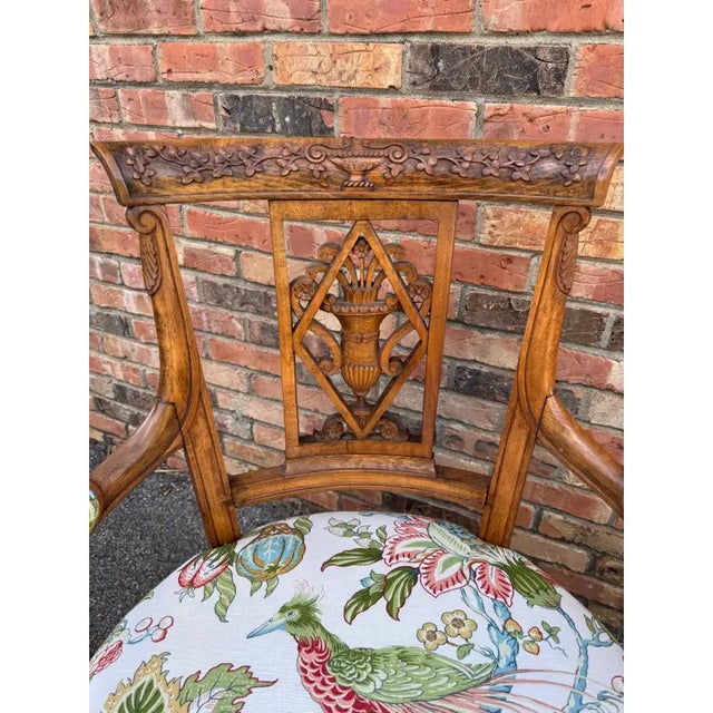 Green Newly Upholstered French Directoire Chairs For Sale - Image 8 of 14