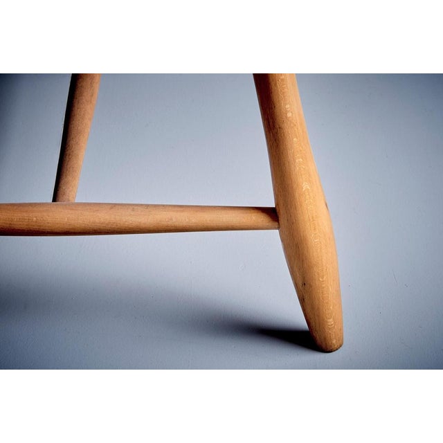 1950s Highback Windsor Lounge Chair by Arno Lambrecht, 1950s For Sale - Image 5 of 9