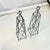 1980s 1980s Vintage French Brutalist Criss-Cross Tower Topiary Trellise Frames - A Pair For Sale - Image 5 of 9