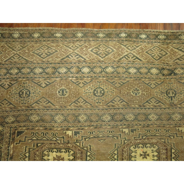 Zabihi Collection Tribal Oversize Antique Ersari Carpet - 13'10" x 23'5" For Sale - Image 11 of 12