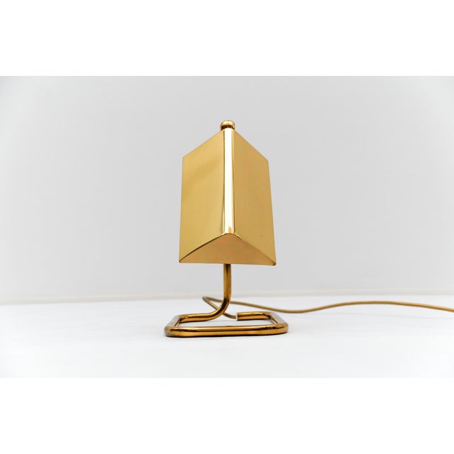 Mid-Century Modern Adjustable Brass Table Lamp by Florian Schulz, Germany, 1960s For Sale - Image 6 of 14