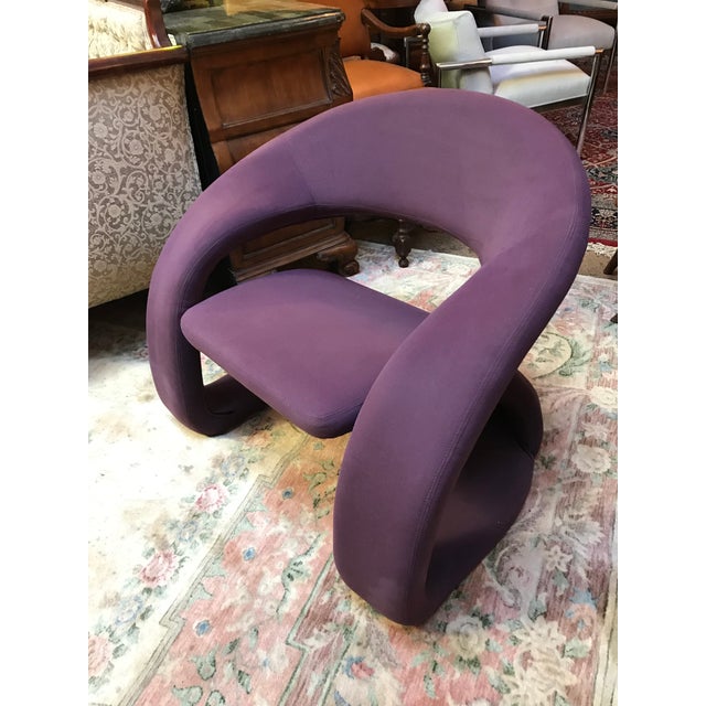 Mid Century Modern Jaymar Memphis Sculptural Cantilever Lounge And Ottoman 2 Piece Set Chairish