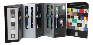 Centennial Olympic Games Collection Watches from Swatch, Switzerland, 1996, Set of 10