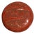 Carved Cinnabar Lacquer Round Lidded Box, Landscape Pavilion Scene Chinoiserie Jewelry Box For Sale