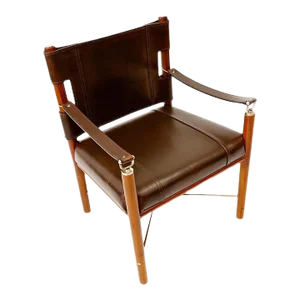 Danish Modernist Leather Chair, 1970s