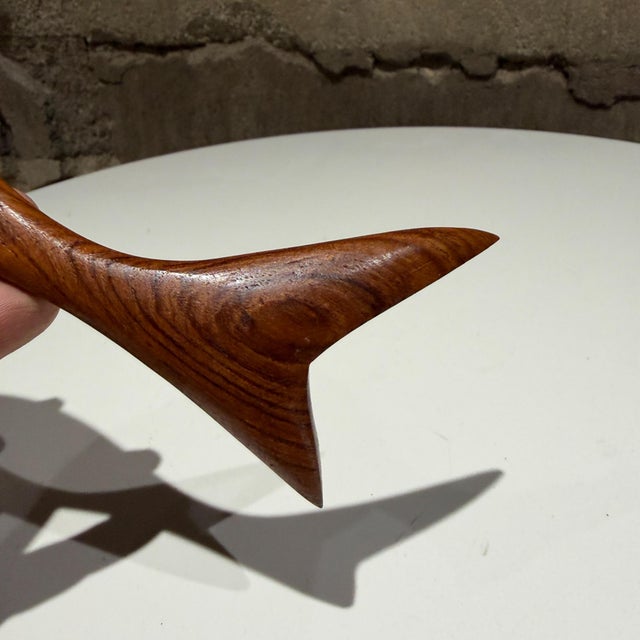 1960s Scandinavian Teak Wood Bottle Opener Attr Arne Basse For Sale - Image 10 of 12