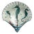 Italian Hand Painted Pottery With Seahorse For Sale