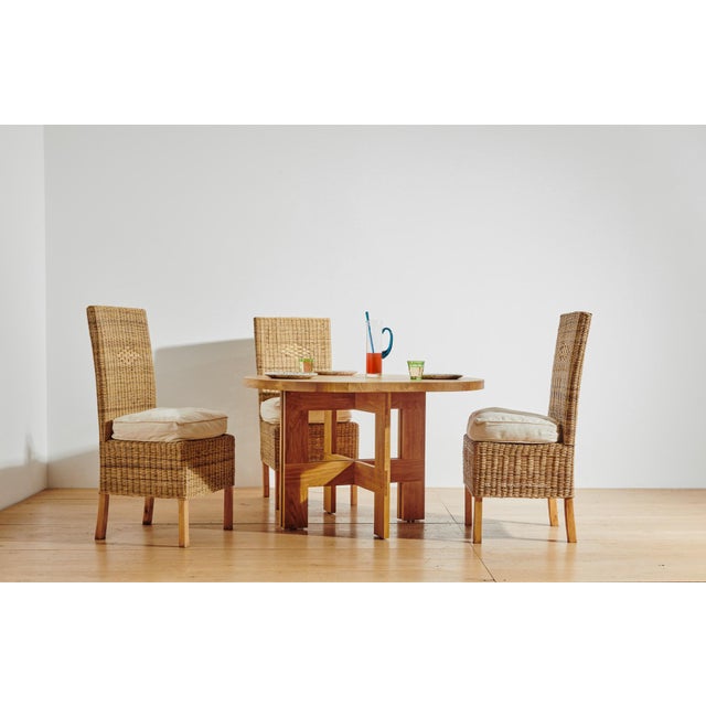 Contemporary Malawi Cane Dining Chair For Sale In New York - Image 6 of 7