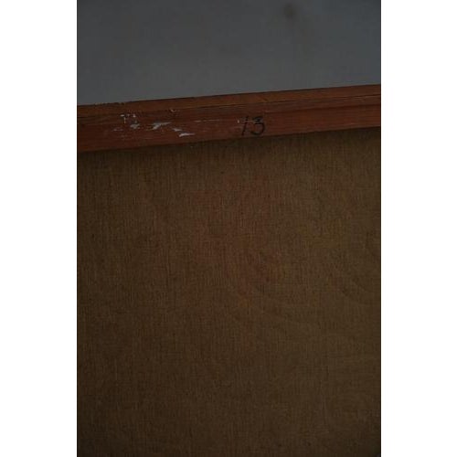 Danish Artist, Abstract Composition, 20th Century, Oil Pastel Painting For Sale - Image 15 of 18