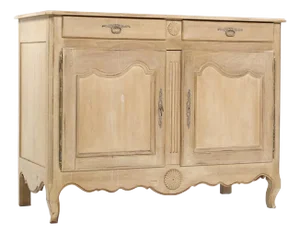 Mount Airy French Provincial Louis XV Style Cabinet Credenza