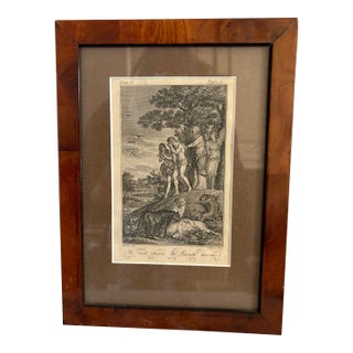 Late 18th Century Adam and Eve Expelled From Paradise For Sale