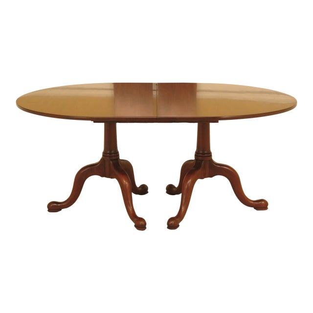 1960s Traditional Henkel Harris Mahogany Dining Room Extension