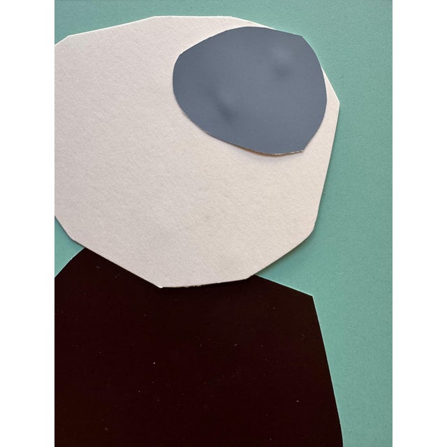 2020s "Pop Music 9" Original Mixed-Media Collage on Paper by Zac Woodiel For Sale - Image 5 of 9