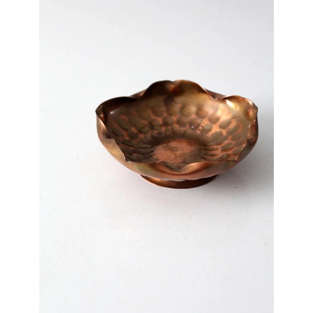 Mid 20th Century Vintage Gregorian Copper Bowl For Sale - Image 5 of 9