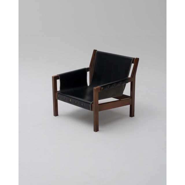 Brutalist Castilian Sofa and Lounge Chairs attributed to Paco Muñoz for Darro, 1960s, Set of 3 For Sale - Image 10 of 17