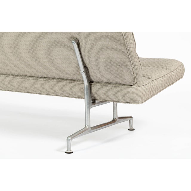 Vintage Mid-Century Modern Eames Model 3473 Tan Sofa for Herman Miller, 1960s For Sale - Image 15 of 16