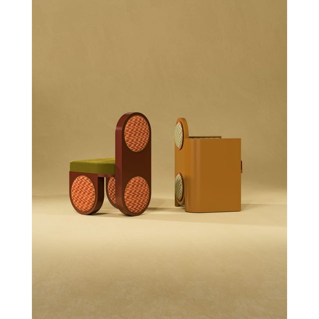 Beige Fyoo Cher Dining Chair by Malabar For Sale - Image 8 of 12