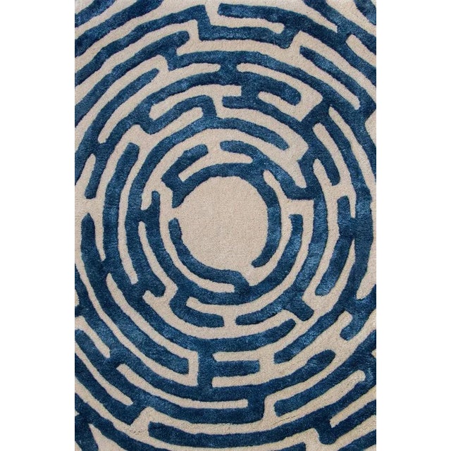 Walk the maze with the Amiens circular rug design, named after the second-largest labyrinth in the Amiens Cathedral in...