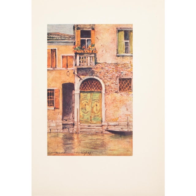 1912 Mortimer Menpes "A Ruined Palazzo", Original Full-Color Print of Venice For Sale In Dallas - Image 6 of 6